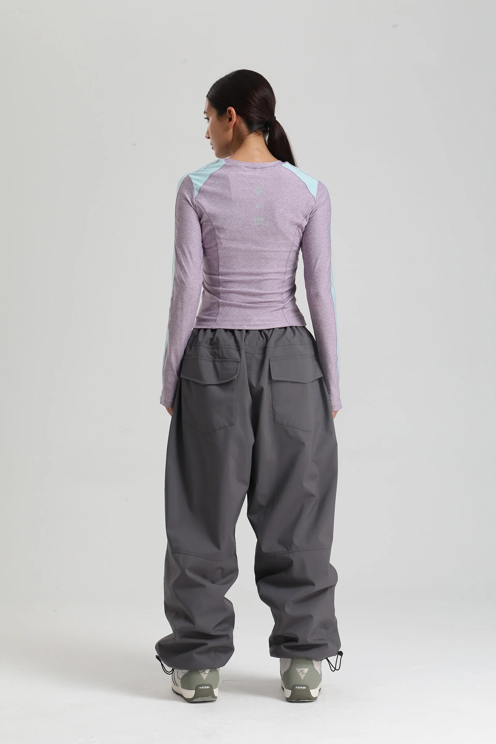 Gsou Snow 2025, Unisex-Cargohose mit lockerer Passform – wasserdichte, winddichte Snowboardhose für Damen und Herren, Winter-Schneeausrüstung – Detail 26