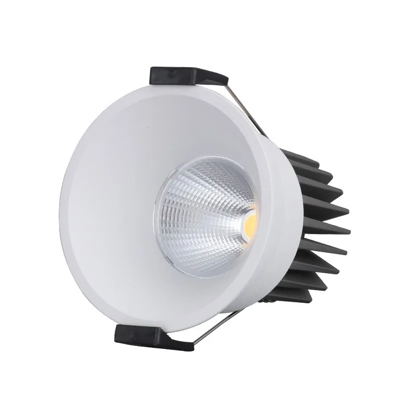 

Super bright dimmable LED COB spotlight ceiling light AC85-265V 7W 10W 15W aluminum recessed downlight round