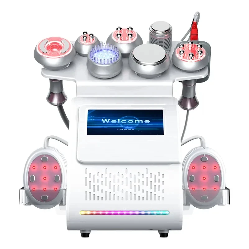 The Latest 9 In 1 80k Ultrasonic Cavitation Vacuum RF Laser Weight Loss Machine Suitable Body Sculpting Machine 2023