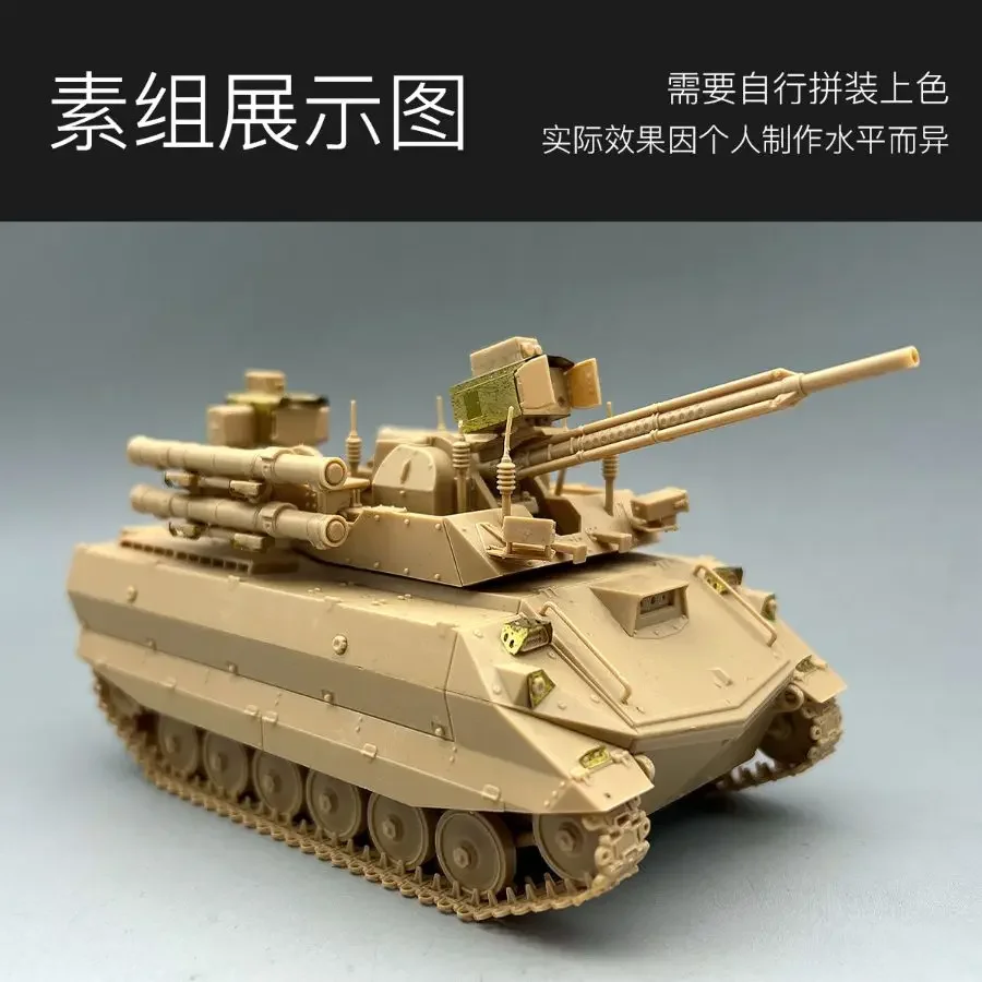 Model Militer URAN-9 Kendaraan Tempur Darat Tak Berawak Rusia Versi Terbaru 35A073 Skala 1/35 Oleh Amusing Model Hobby