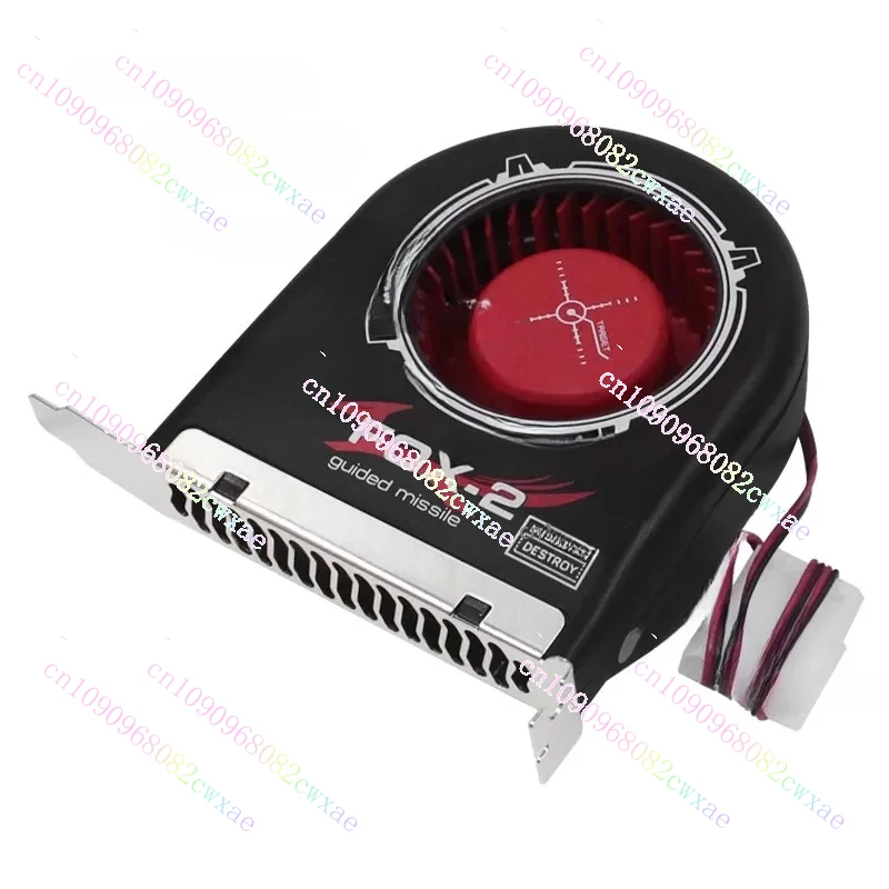 FOX-2 System Blower Computer Chassis Exhaust Cooling Fan PCI Slot Bit Fan Cooler Long Life Bearing Design High Air Flow