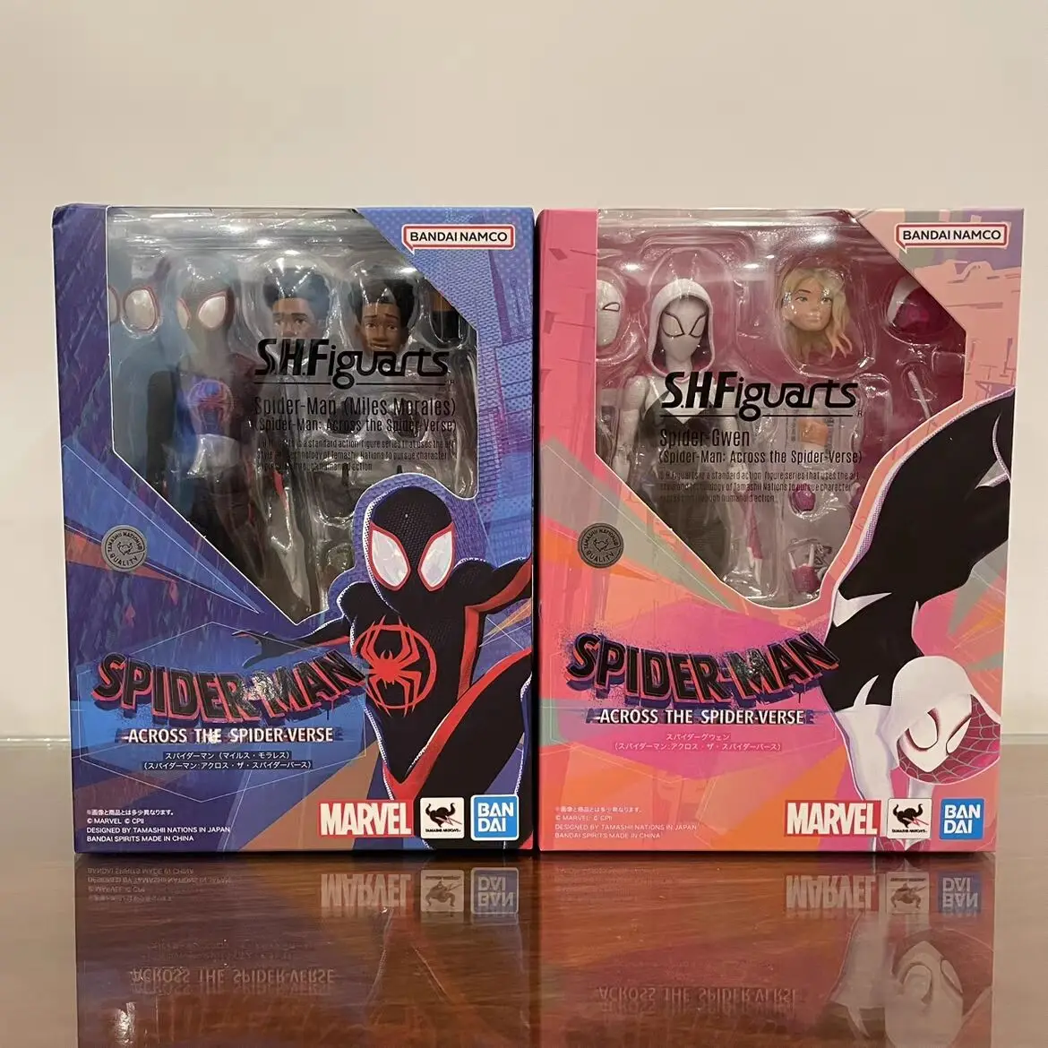 

Original Bandai S.h. Figuarts Spiderman: Across The Spider Spider-man Shf Gwen Action Figure Collectible Toy Gift In Stock