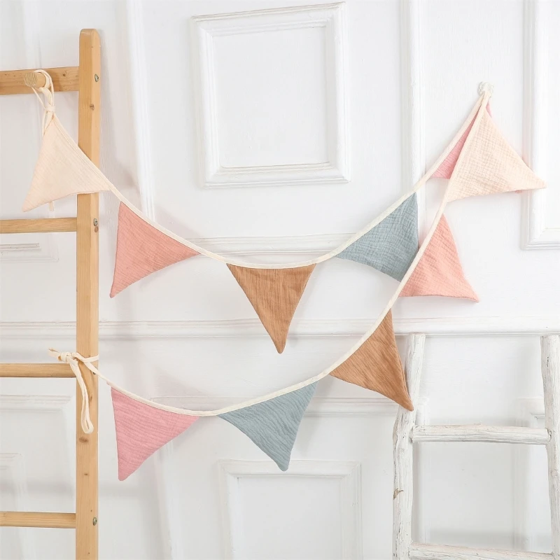 Multicolor Baby Vibrant Bunting Baby Nursery Wall Decors for Nursery Decors & Playroom Gift W3JF