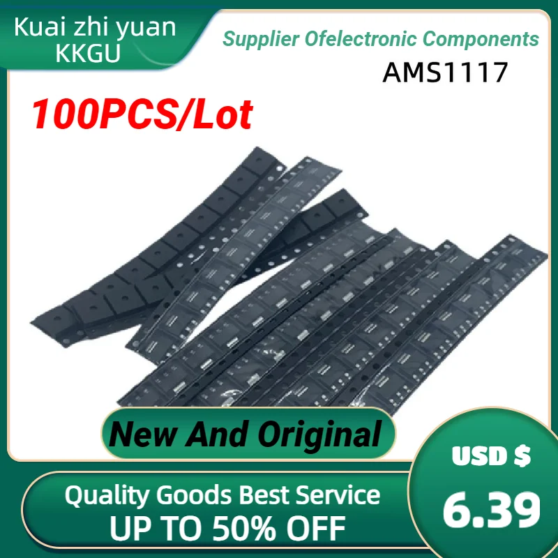 

100PCS/Lot New And Original 700PCS Kit Voltage Regulator AMS1117-1.2V/1.5V/1.8V/2.5V/3.3V/5.0V/ADJ SOT-223 Quality Goods