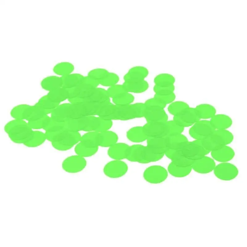 652F 100 قطعة عدادات رقاقة البنغو الملونة لعبة عد البنغو قلم تحديد الرقاقة