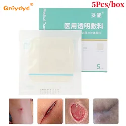 5Pcs/box Hydrocolloid Adhesive Dressing Wound Dressing Thin Healing Pad Patches Healing Pad Patch Wound Regeneration Patch