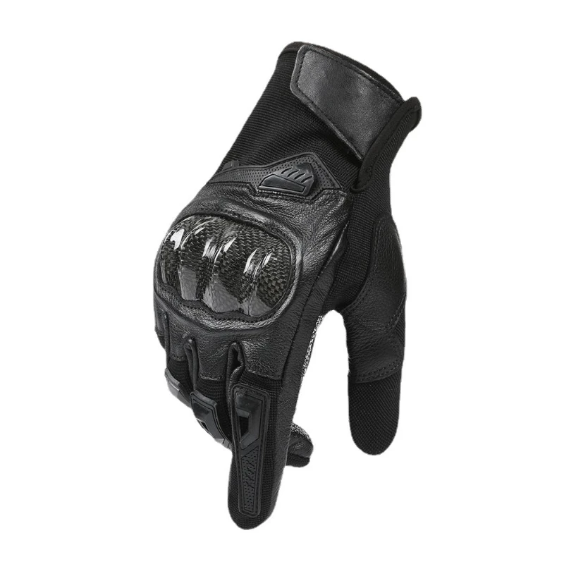 قفازات مضادة للطعن في الهواء الطلق، مضادة للقطع كاملة الأصابع لركوب الخيل للرجال، قفازات مضادة للانزلاق لتسلق الجبال القتالية