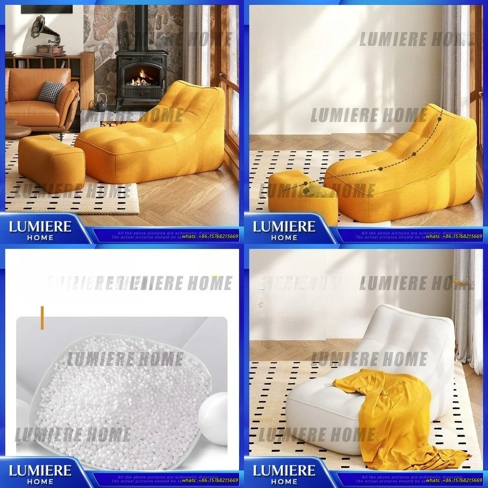 

Кресло-мешок Caterpillar для взрослых и детей, диван-кровать, маленький диван для спальни, балкона, в помещении и на открытом воздухе