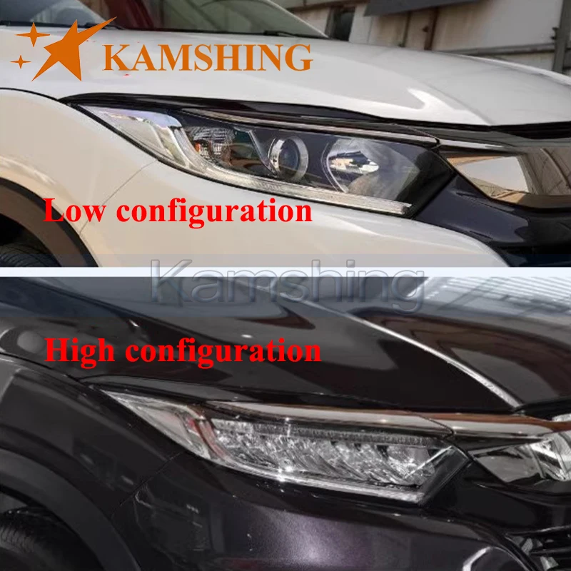 CAPQX Front Headlight Base Cover For Honda Vezel / HRV 2019-2020 Head Light Back Lid Head Lamp Rear Shell