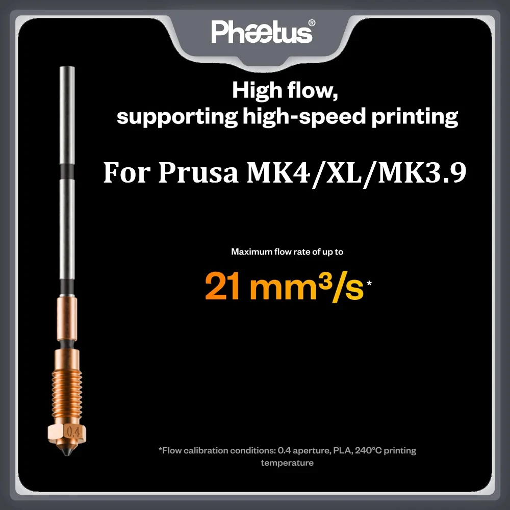 Boquilla Phaetus Sic Nextruder Prusa MK4, boquilla de carburo de silicio duradera mejorada para Prusa MK4/XL/MK3.9