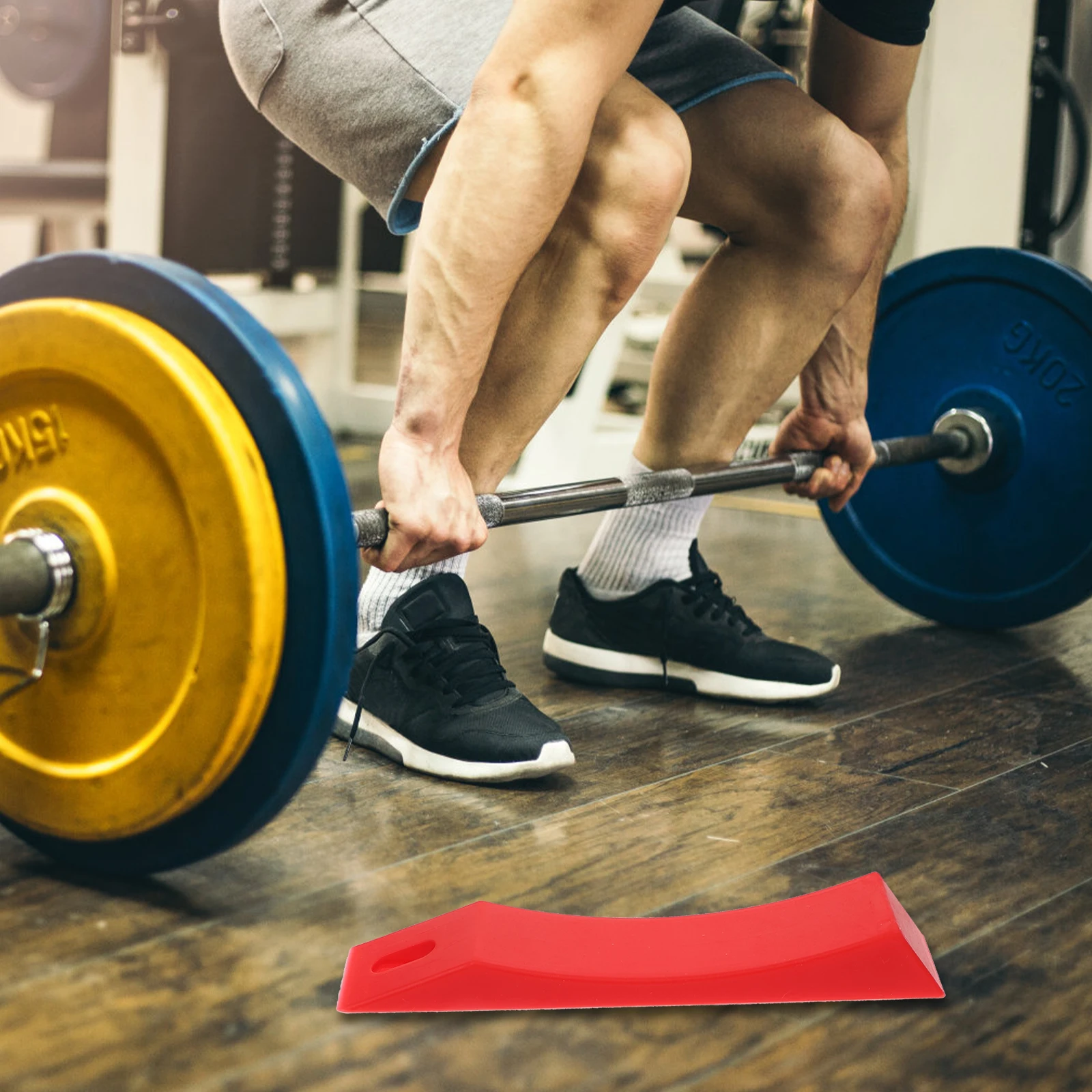 

1Pcs Silicone Barbell Plate Protection Pad Deadlift High Load-Bearing Wear-Resistant Cushion for Weightlifting Training