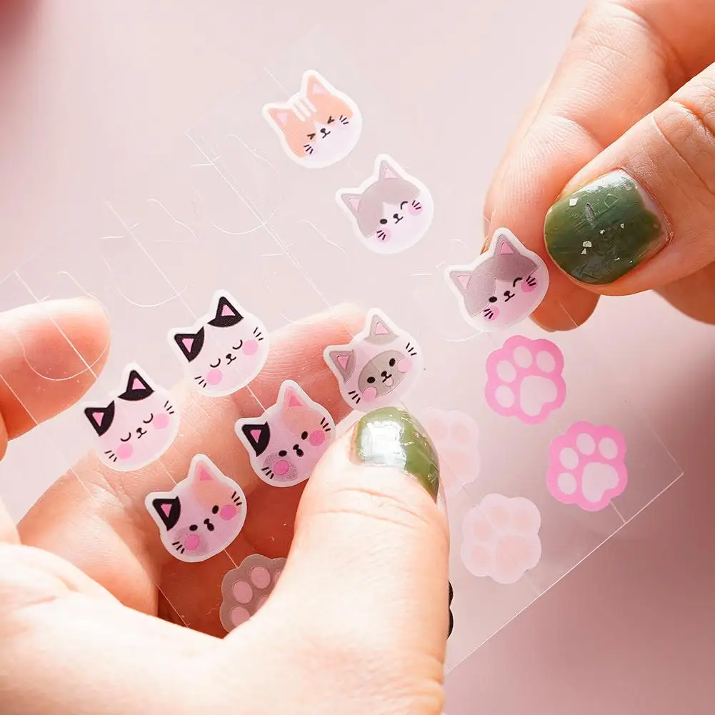 20 ชิ้นแผ่นแปะสิวสัตว์น่ารักรูปแบบไฮโดรคอลลอยด์สติกเกอร์กำจัดสิวคอนซีลเลอร์แต่งหน้าความงามเครื่องมือดูแลผิวหน้า