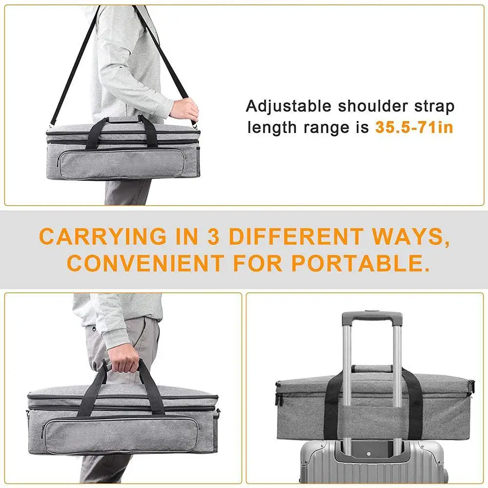 Tool Carrying Case Big Capacity Cutting Machine Supplies Storage Bag For Cricut Explore Air 2Knitting Needle Household Orga Y4E1