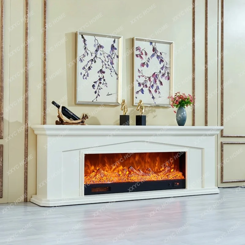 L1.2/1/2 meters  fireplace background wall decorative cabinet  fireplace TV cabinet  simple modern