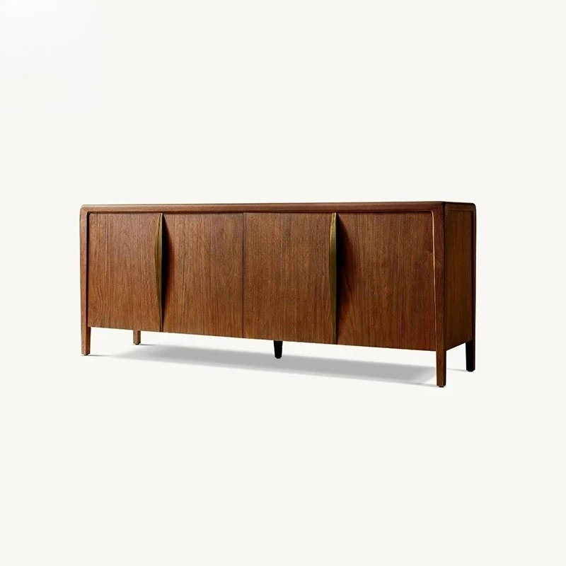

Nordic light luxury solid wood, locker storage, designer living room, modern simple side cabinet entrance cabinet