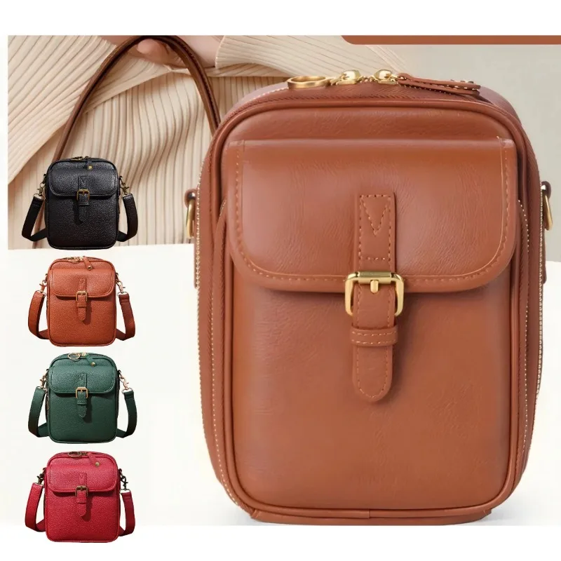 

Casual Unisex Crossbody Bag Fashion Messenger Shoulder Bag Portable Phone Bag Large Capacity Storage Bag