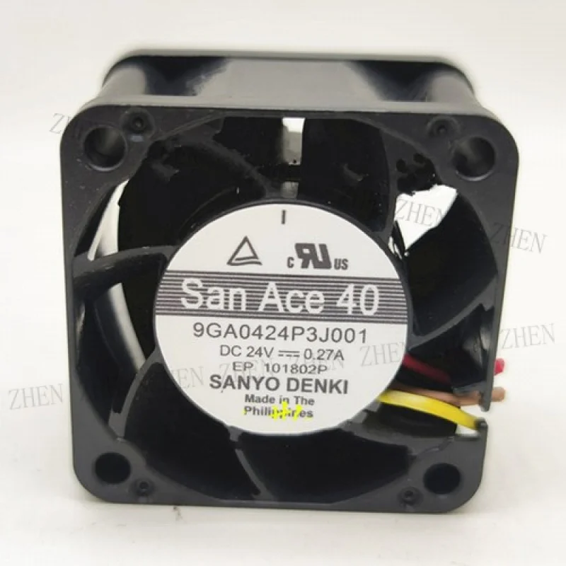 

Y 1 шт. новый для Sanyo 9GA0424P3J001 4028 24 В 0,27 А 40 мм объемный охлаждающий вентилятор # QW.