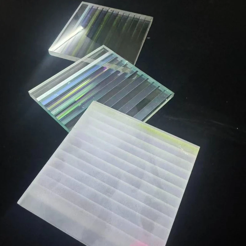 1PC 83x83x6mm Exquisite Beam-Splitting Prism DIY Decorative Item Prism With Imperfections