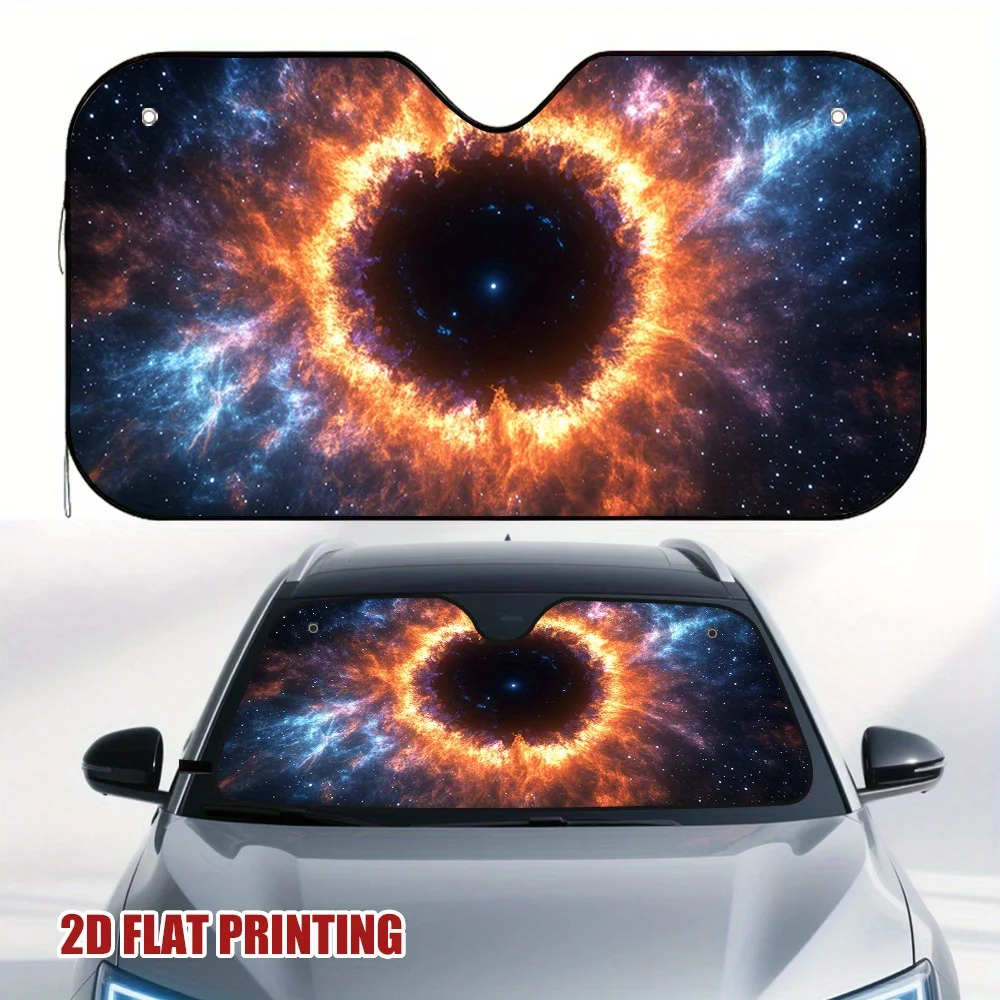 

Автомобильный солнцезащитный козырек One Piece Of Cosmic Nebula Explosion, помощники с шоссе Merges и медленным городским движением, сохраняют свежесть интерьера.