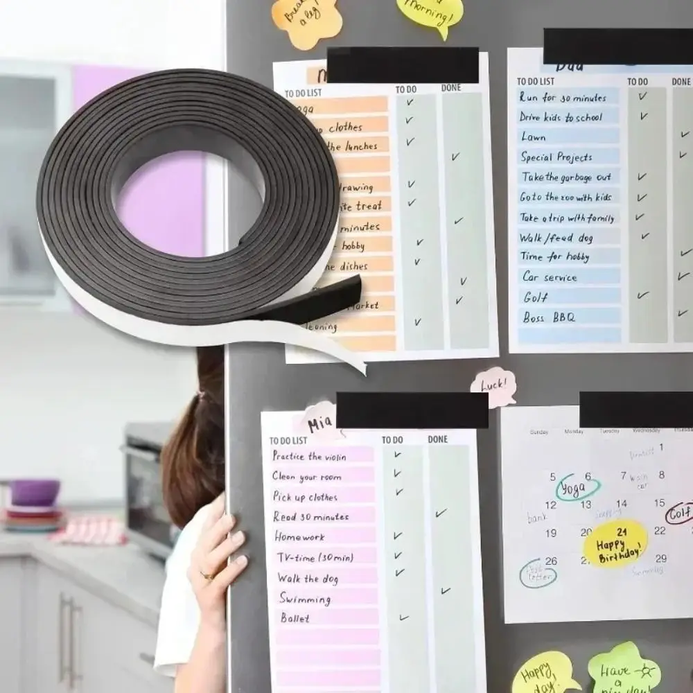 1 метр 39,37 дюйма магнитная лента самоклеящаяся сильная гибкая магнитная полоса сверхмощная магнитная лента