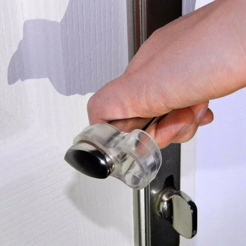 8/6/1PCS Safety Anti-collision Ring Silicone Doors Stop Handle Buffer Punch-free Door Knob Bumper Walls Furniture Protector Pads