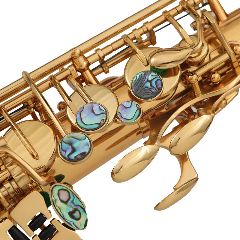 Alto Saxophone, Abalone Key Touches Double Key Arms, Professional Musical Instrument