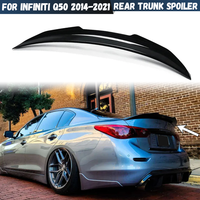 Rear Spoiler Wing Boot Lip Tail Deflector Splitter Diffuser For Infiniti Q50 2014-2021 PSM Style Exterior Tuning Accessories