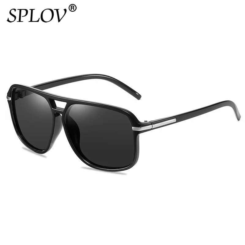 

Retro Square Polarized Sunglasses for Men Classic Brand Glasses New Luxury Driving Goggle Fashion Quality Rectangle Shades UV400