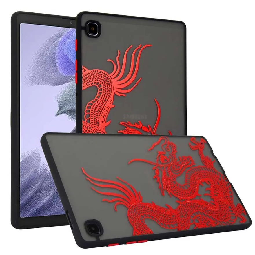 

For Samsung Galaxy Tab A9 Plus Case 2023 11 inch Chinese Loong Dragon Matte Cover for Galaxy Tab S9 S8 S7 S9 FE Funda Capa