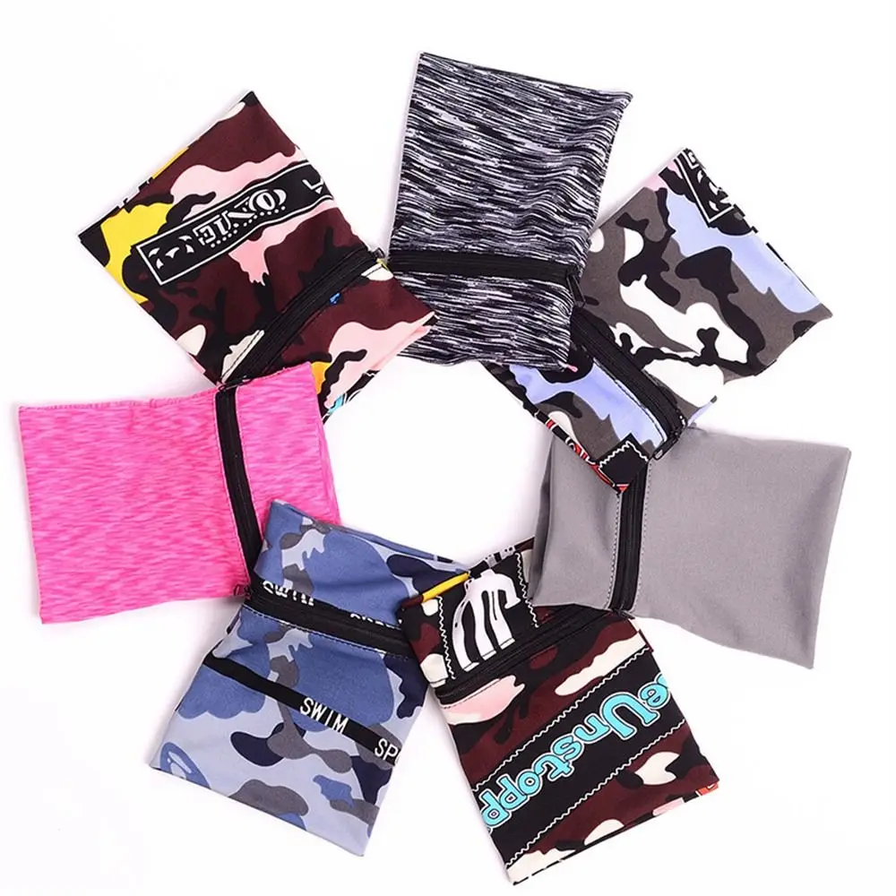 Multifunctional Band Zipper Ankle Wrap Sport Wrist Strap Wallet Storage Bag Case Badminton Basketball Wristband Sweatband