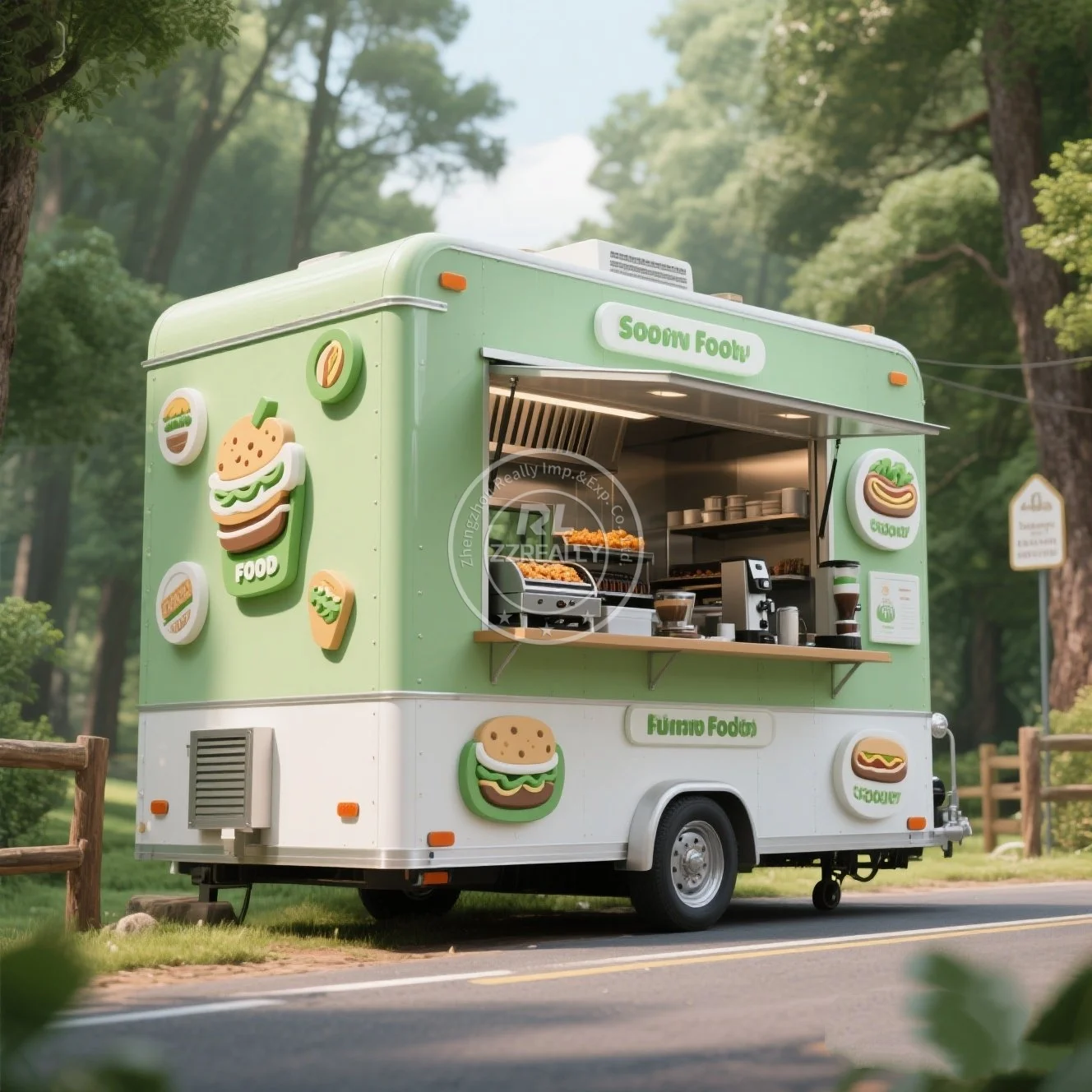 

Food Truck Food Trailer Cooking Trailer Kiosk Carritos Para Vender Helados Street Snack Food Cart In Sale