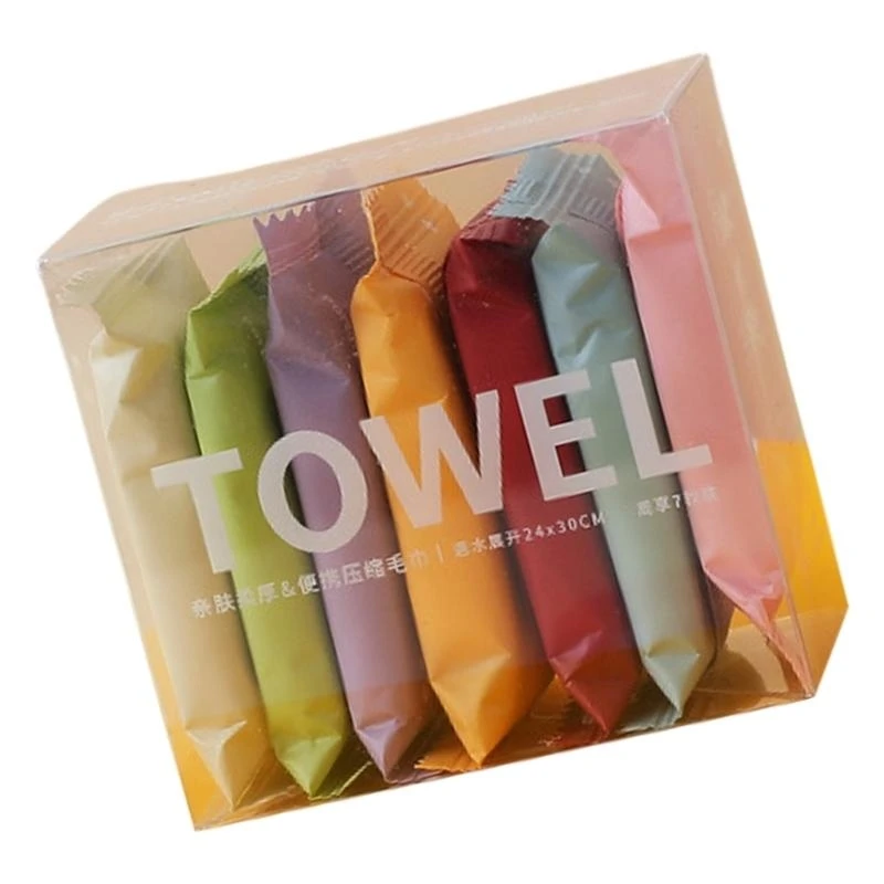 

Compressed Cotton Washcloths Face Towel Thick Absorbent Biodegradable Bath Towel