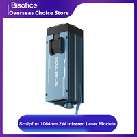 Sculpfun IR-2 Infrared Laser Module 1064nm 2W for Metal & Plastic Engraving, 0.03mm Ultra-Fine Spot Compatible with S9/S10/S30