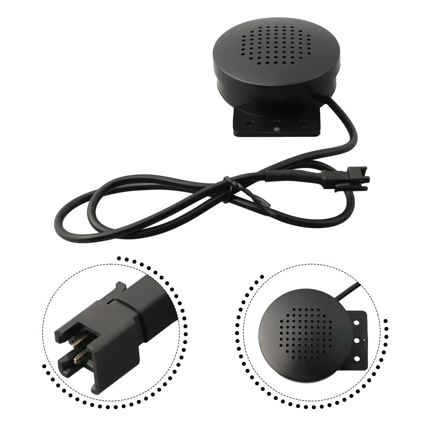 Horn Speaker For Chevrolet & Related Car Wiring Harness 2pin-Lead Speaker 12V Black ABS Suitable For Most Cars Accessories