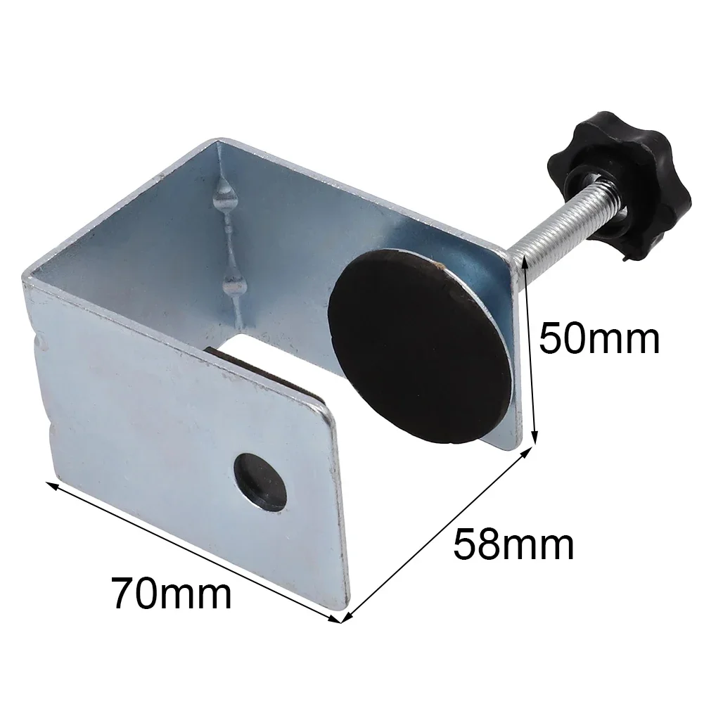 2 BH alat kabinet Jig kayu, aksesori furnitur rumah laci baja instalasi depan klem Panel klip alat