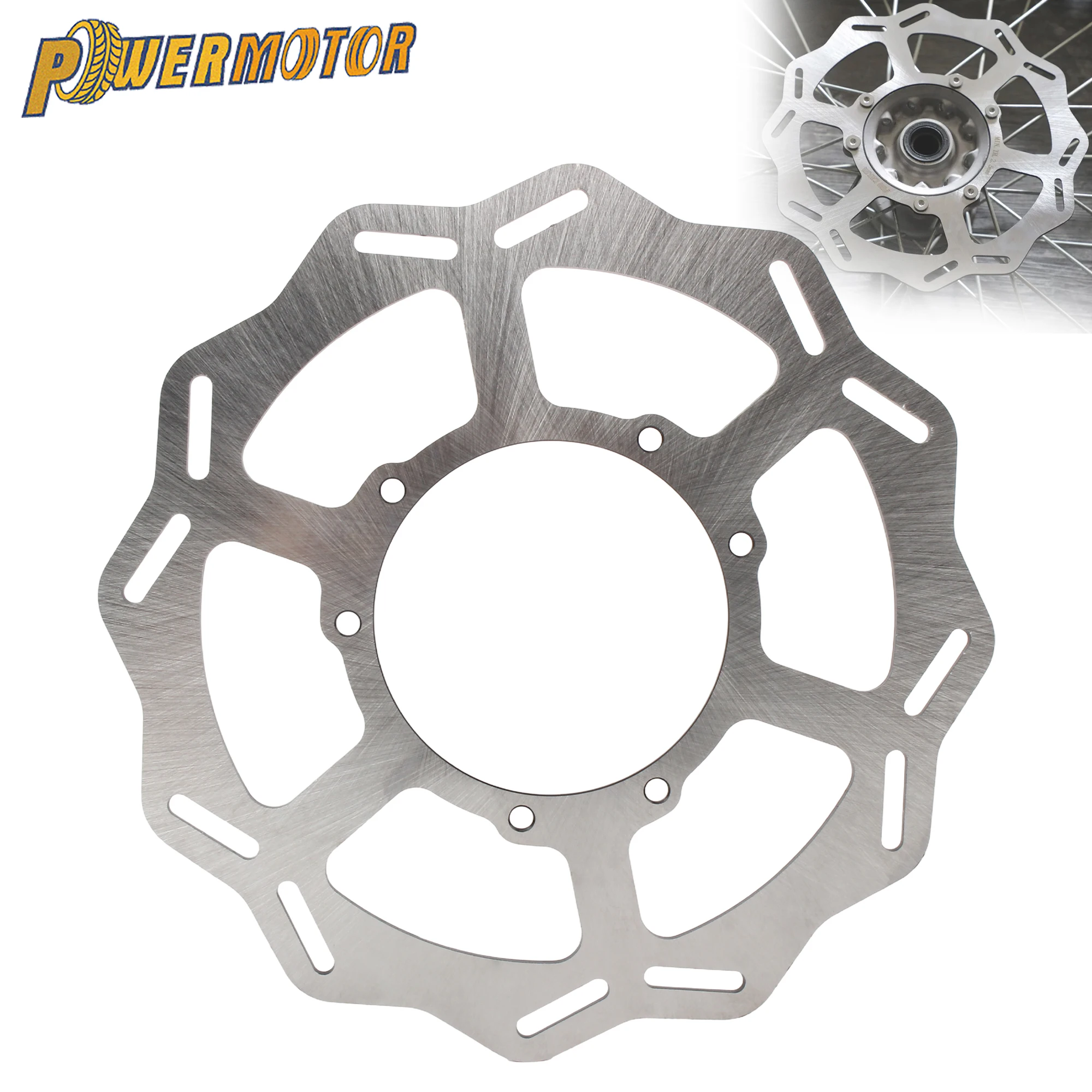 

260mm Motorcycle Front Brake Disc Rotor For Honda CR 125E 125R 250E 250R CRF 250R 250X 450R 450RX 450X DirtBike Supermoto Parts