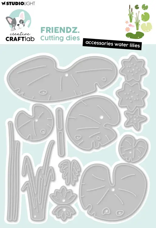 Waterlelies Freddy Nested Squares Blocks Hearts Get Well Soon Metal Cutting Die Silicone Stamp Scrapbooking Stencil Photo DIY