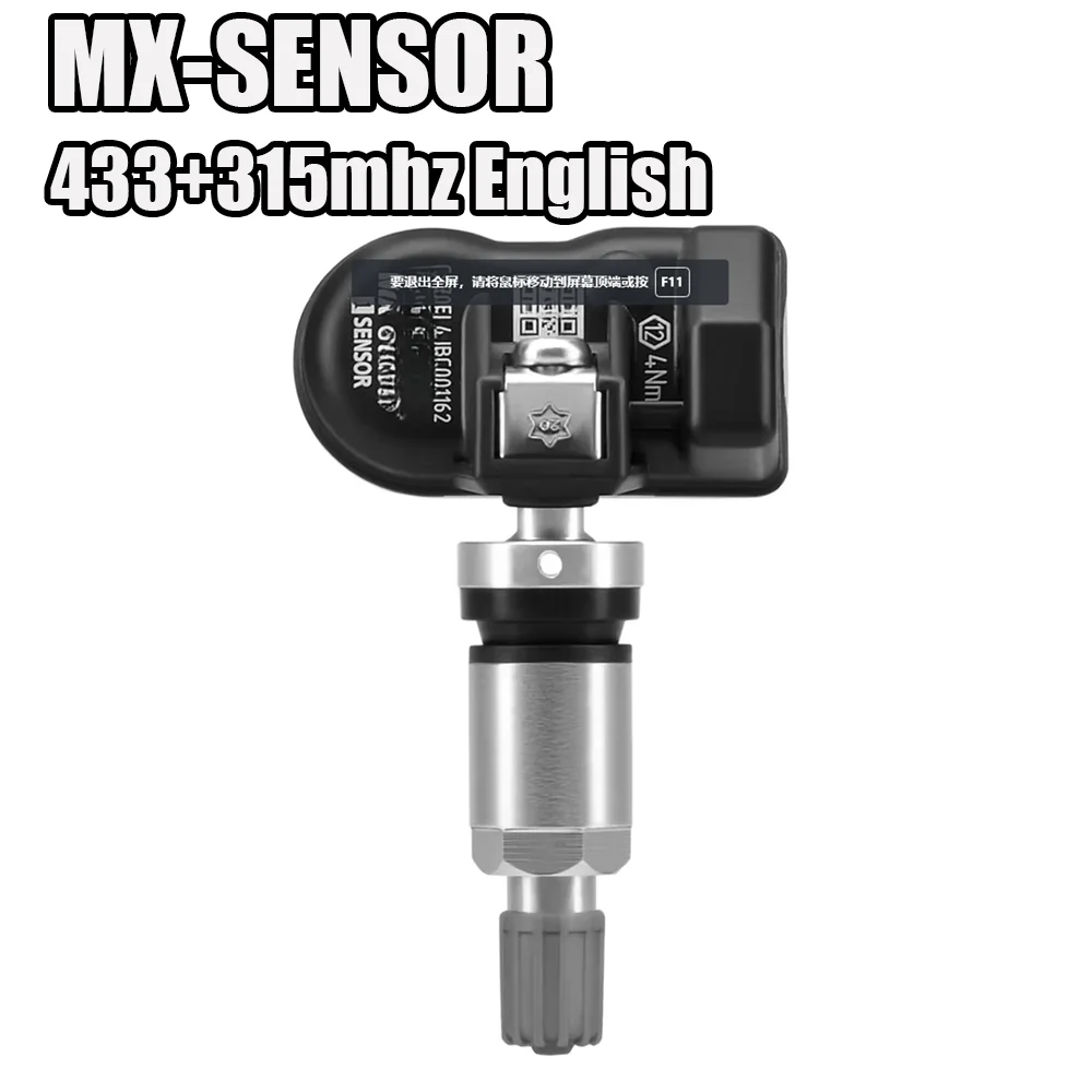 

5pcs OEM For Autel Tpms Tire Pressure Sensor Mx-sensor 433+315mhz 1 X 2in1 Aluminum New Universal Tire Pressure Monitoring Tool