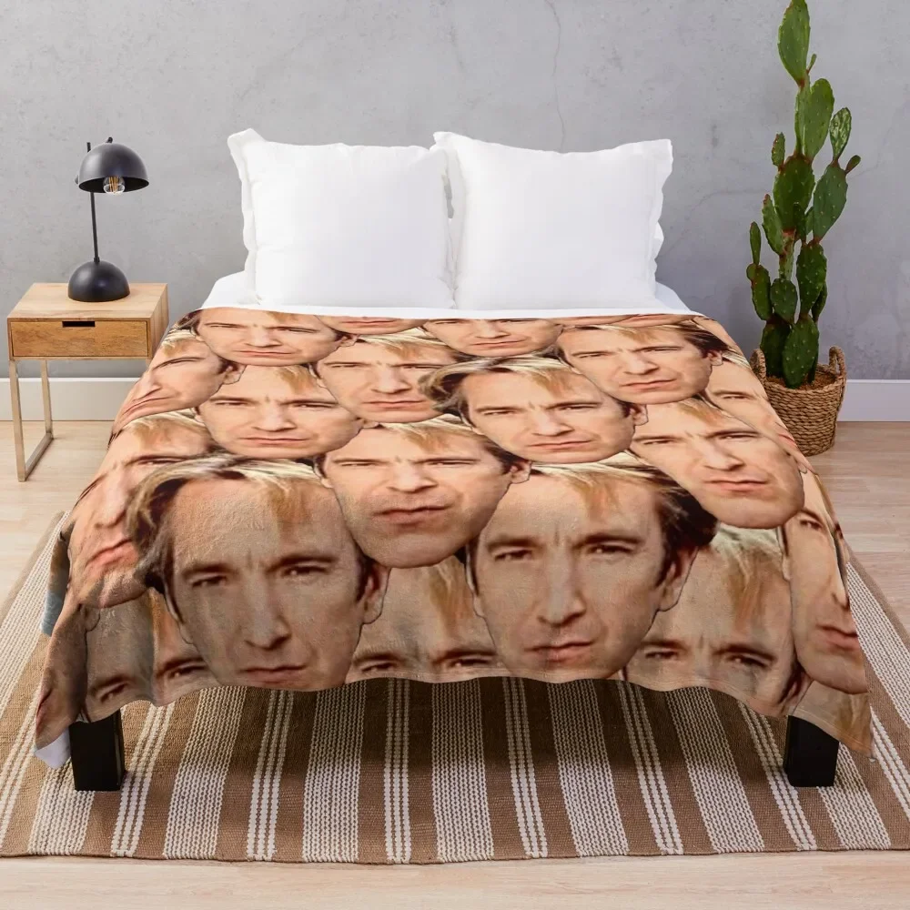 

Alan Rickman face Throw Blanket Soft Plush Blanket as Housewarming Gift