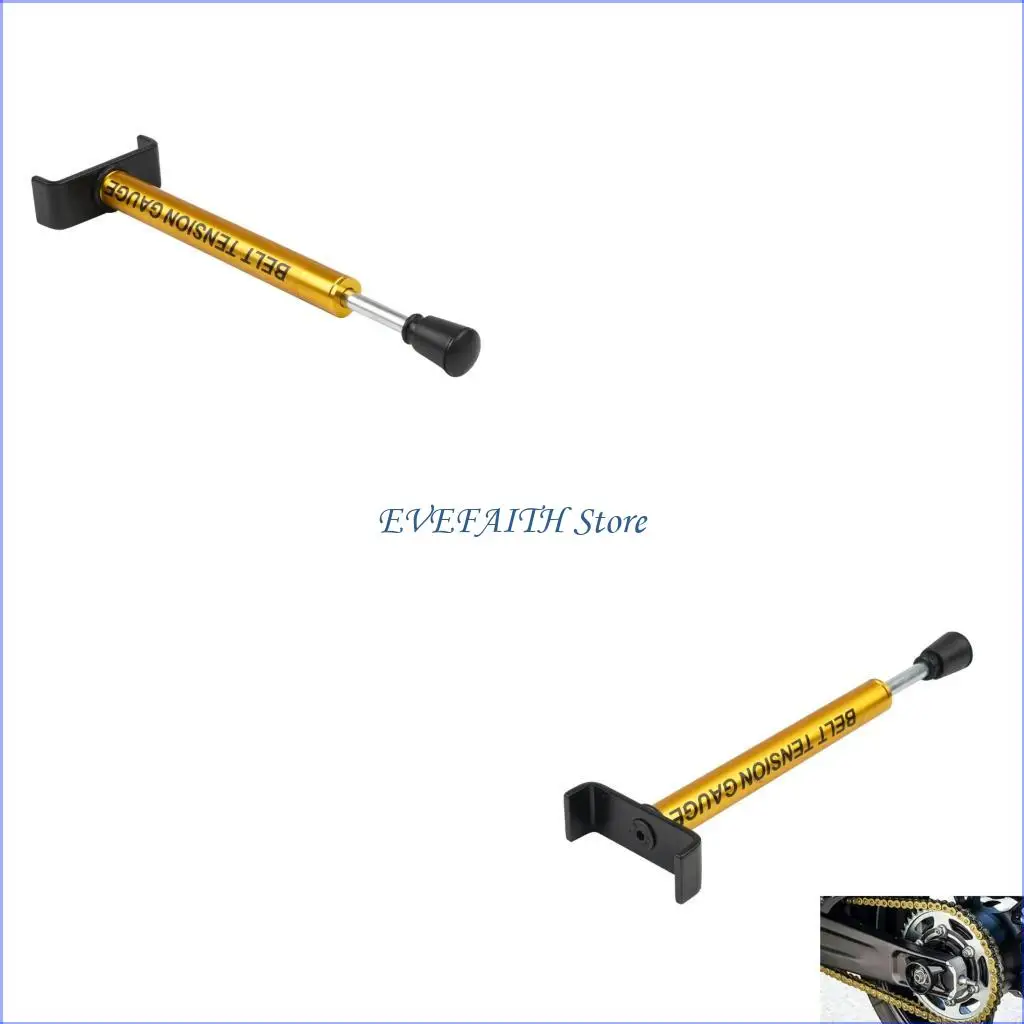 

124B Металлический тестер натяжения ремня мотоцикла, инструмент для обслуживания, регулируемый, 10 фунтов