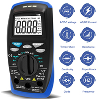 HoldPeak TRMS Digital Multimeter - 6,000 Count Auto-Ranging Meter, AC/DC Voltage/Current, Resistance, Capacitance, Temperature