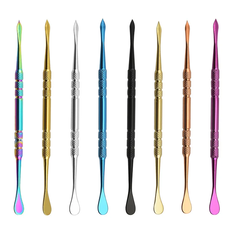 Pottery Stainless Steel Eight-piece Double-ended Can Also Be Used As Smoke Cream Spoon DIY Candle Clay Sculpture Carving Tool