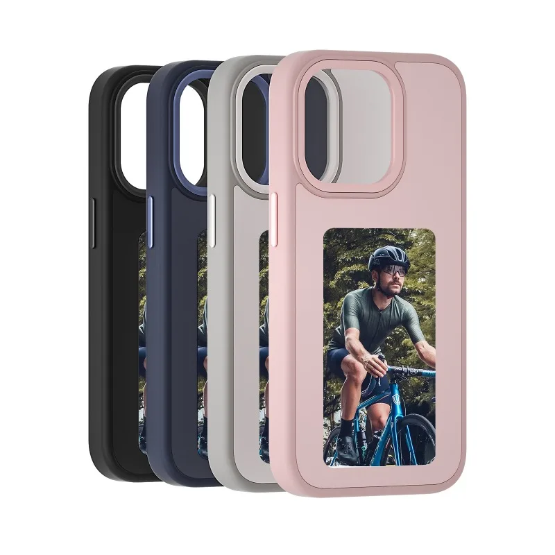 Immagine 5: Cover per iPhone 16 15 14 13 Pro Max con NFC, Inchiostro DIY per Foto, Supporto per Telefono, Personaggi Anime, Protezione Antiurto