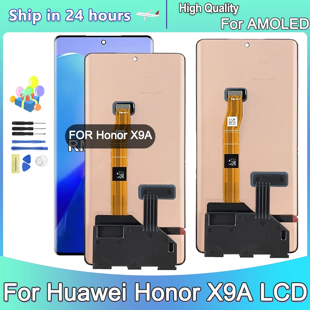 

6.67'' For HUAWEI Honor X9a For HonorX9a RMO-NX1 LCD Display Touch Screen Digitizer Assembly Replacement