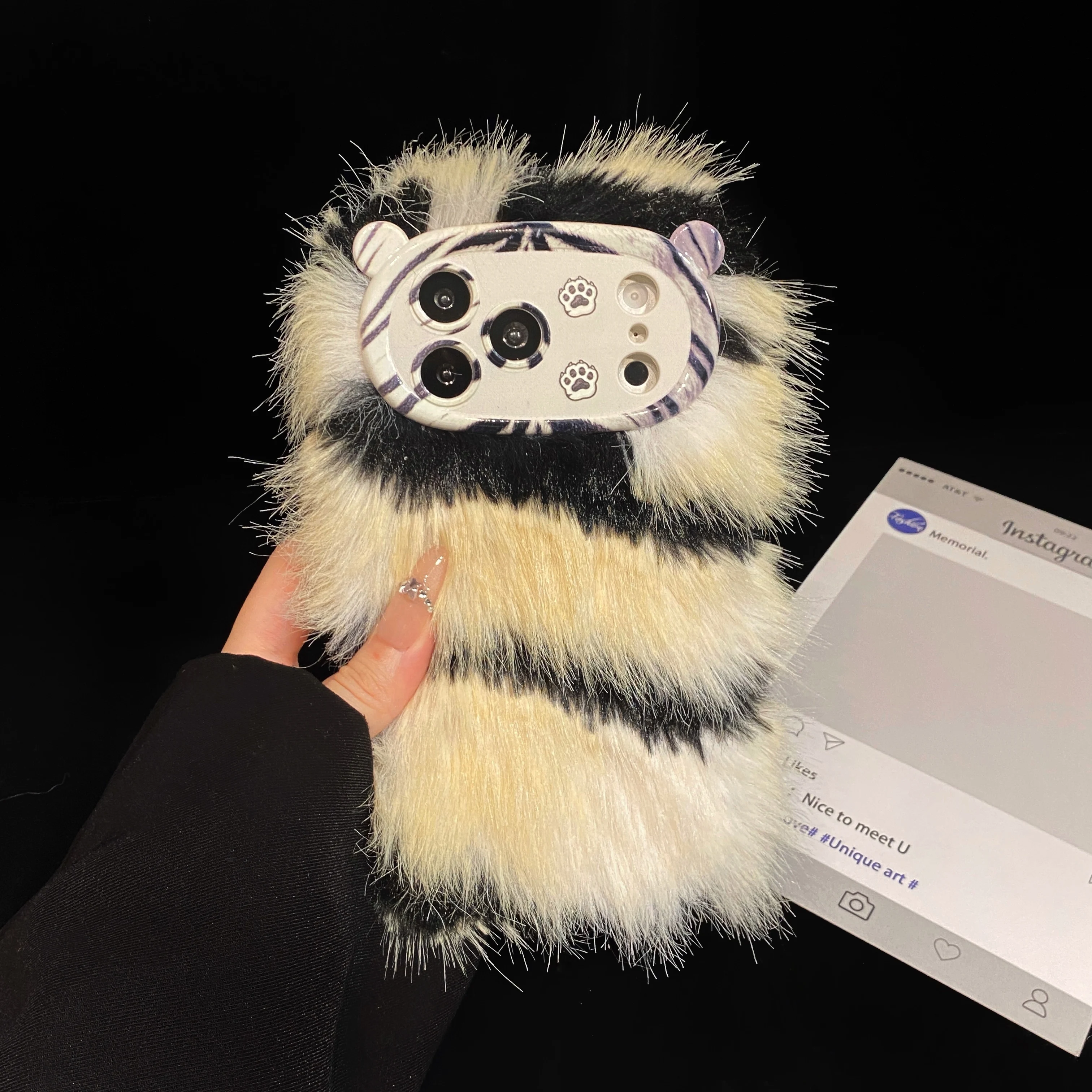 Autumn Winter Flower Tiger Pat - đánh giá và giá Phone Cases Cute