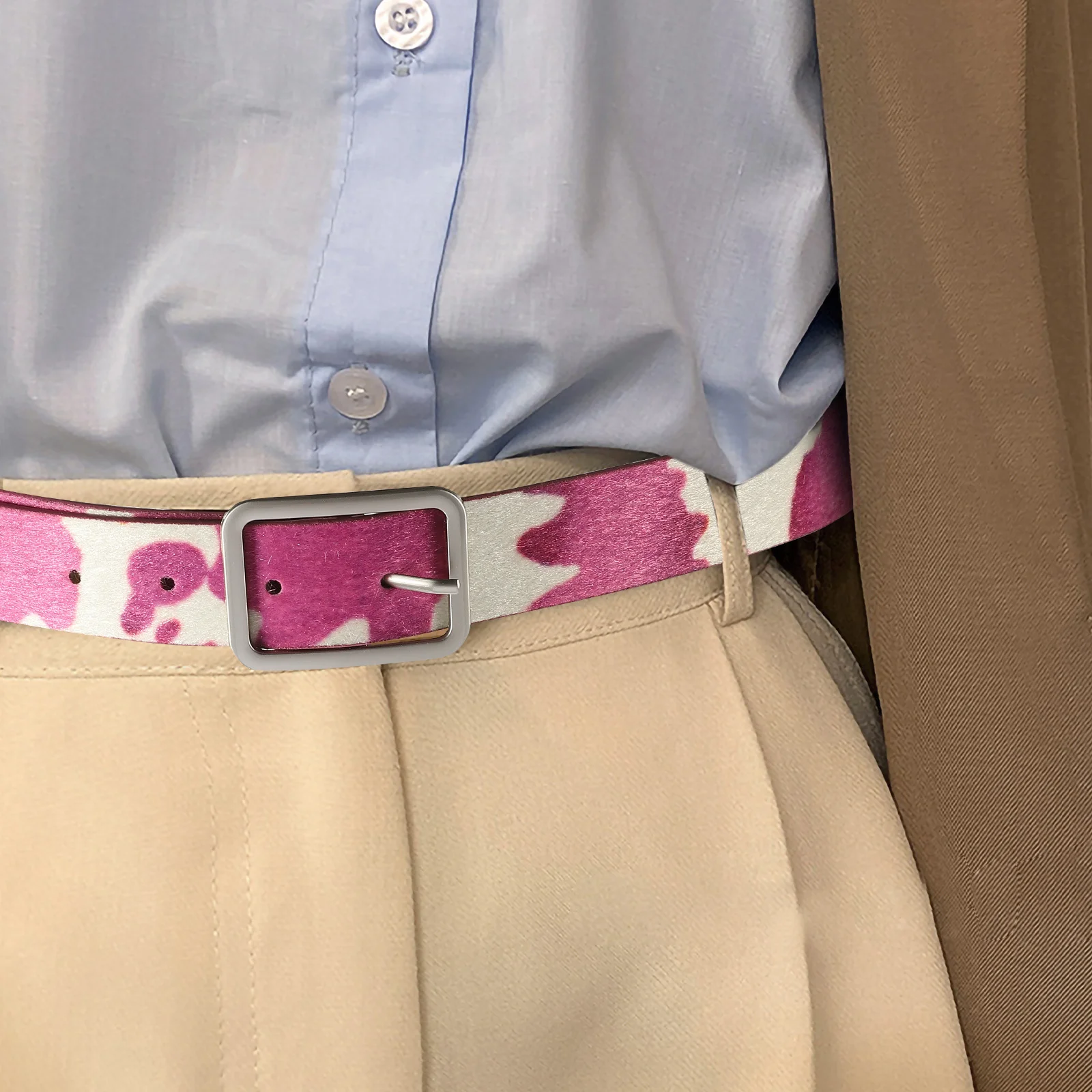 

Print Adjustable Animal Print Jeans Belt For Women Waist Band For Women Western Style Jeans Belt Cowgirl Accessories