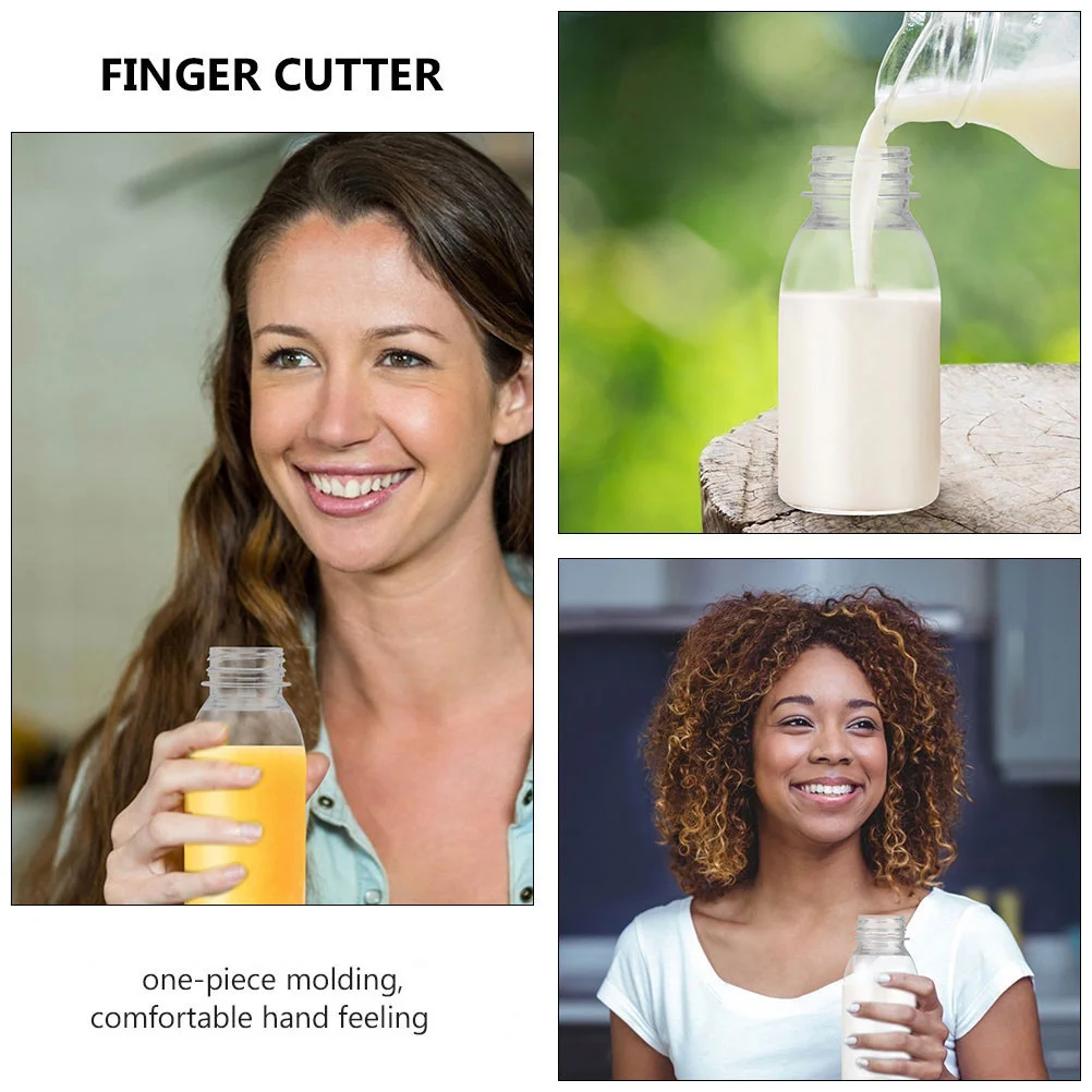 Milk Bottle Plastic Bottles Reusable with Lids Juice Empty Mini Small Water Sauce Containers