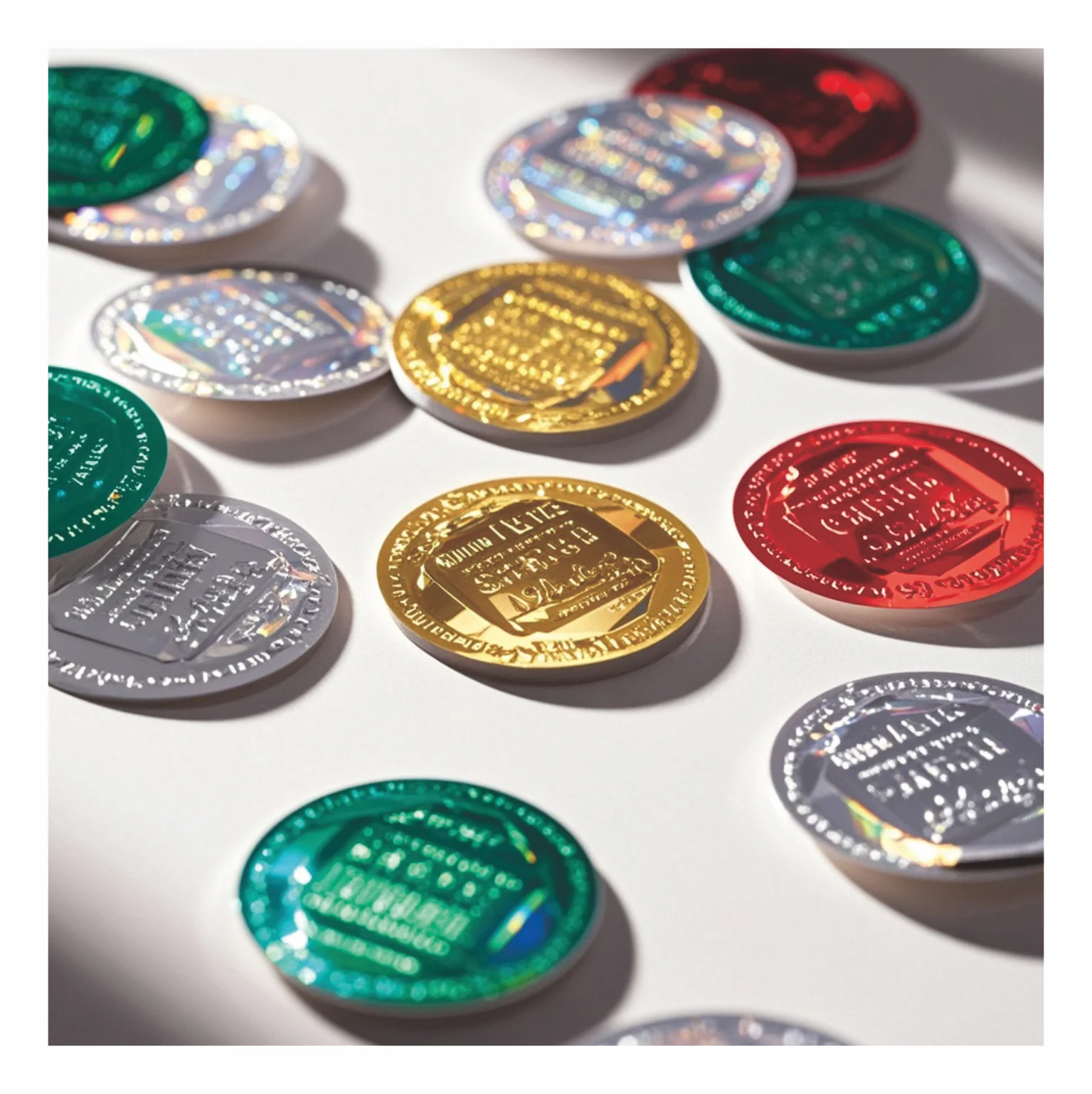 

Brand New Circular Hologram 3D Sticker For Reflective Label Adhesive 3D Label For Wholesales
