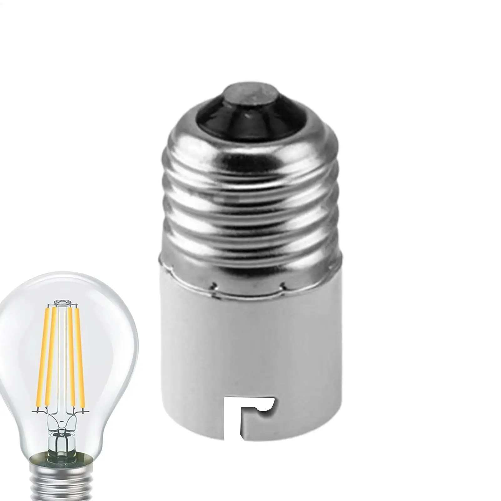 

B22 To E27 Lampholder Adapter Fireproof Screw E27 To Bayonet B22 LED Lamps Corn Bulb Light Socket Adaptor