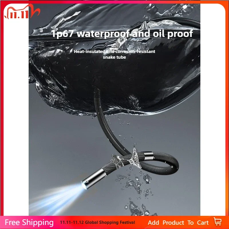 

Mobile Phone Endoscope High-definition Car Maintenance 360 Degree Rotating Camera Sewer Industrial Grade Pipeline Inspection